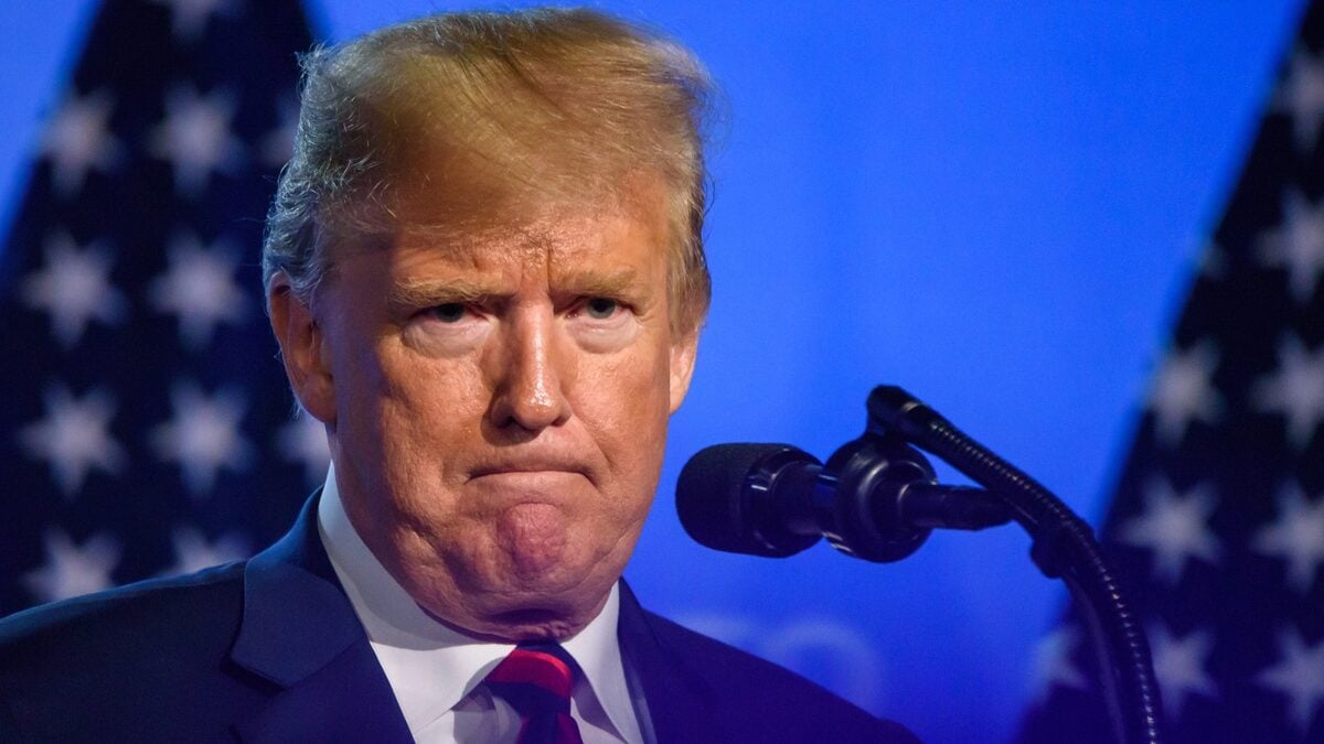12.07.2018. BRUSSELS, BELGIUM. Press conference of Donald Trump, President of United States of America, during NATO (North Atlantic Treaty Organization) SUMMIT 2018. "